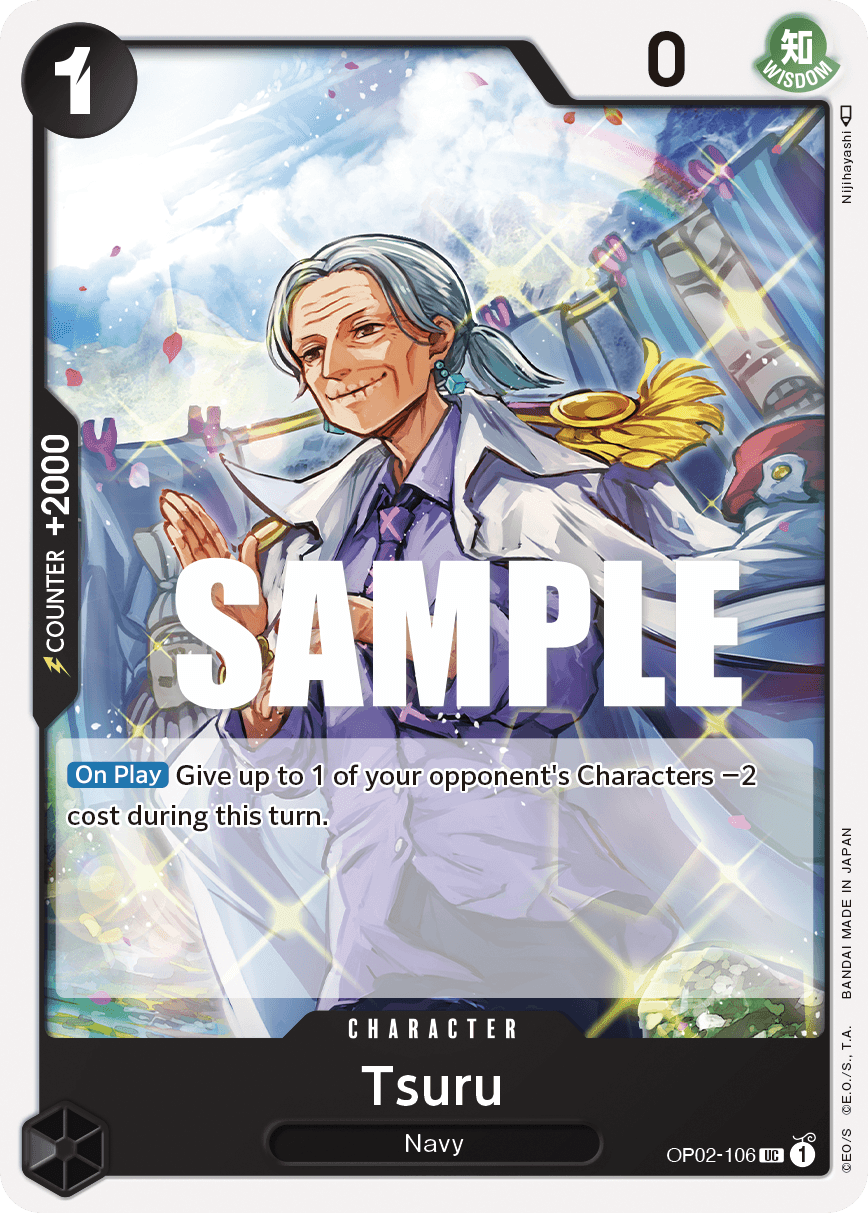 Tsuru OP02-106 Uncommon card from Paramount War