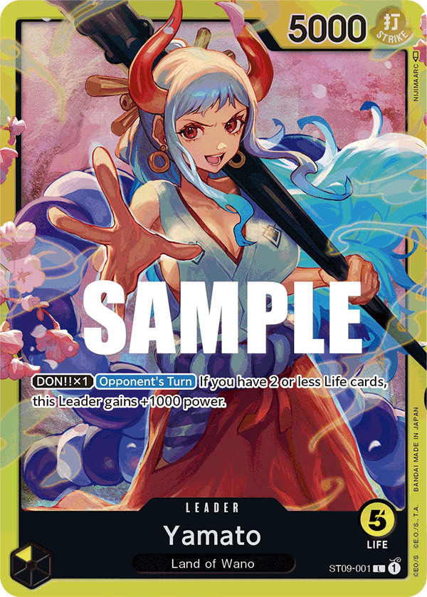 Yamato ST09-001 Leader card from Starter Deck: Yamato
